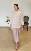 Load image into Gallery viewer, LAILA modern kurung with pareo in pink &amp; beige