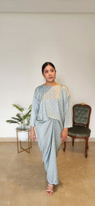 DANYA kaftan in blue