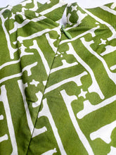 Load image into Gallery viewer, HUDA green and white cotton kaftan
