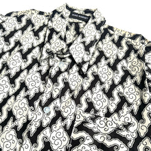 Load image into Gallery viewer, Black &amp; white boys batik shirt
