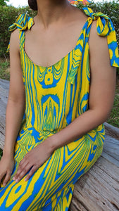 LEXIA dress (Yellow print)