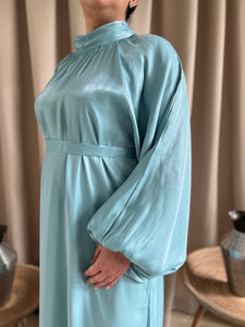 AMINA abaya in blue