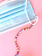 Load image into Gallery viewer, Kids’ Mask Chain - Multicoloured beads, SMALL