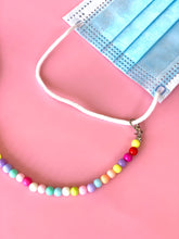 Load image into Gallery viewer, Kids’ Mask Chain - Multicoloured beads, SMALL